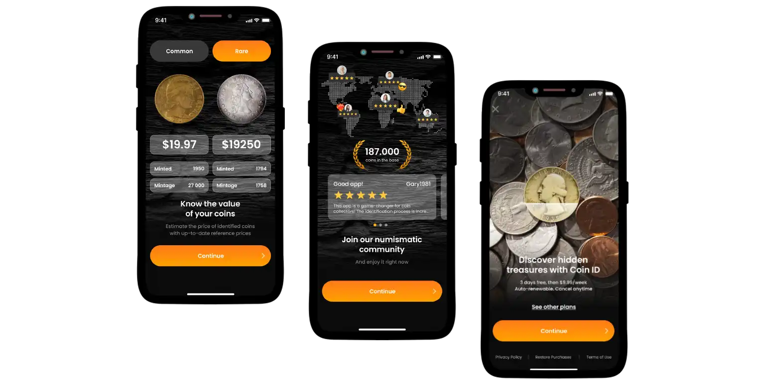 Coin ID Scanner’s interface.
