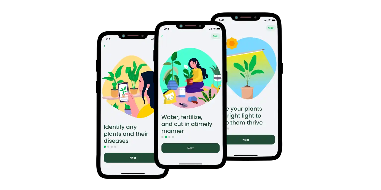AI Plant Finder’s interface.